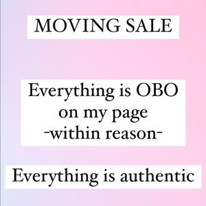 Moving sale! 🌸